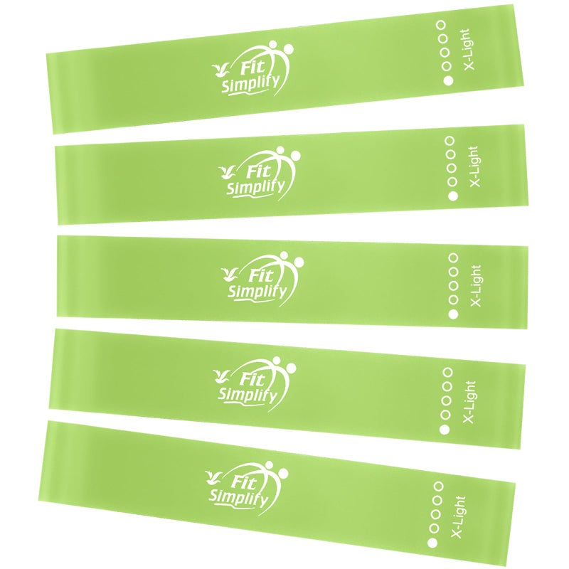 Fit Simplify Exercise Resistance Loop Bands, Set of 5